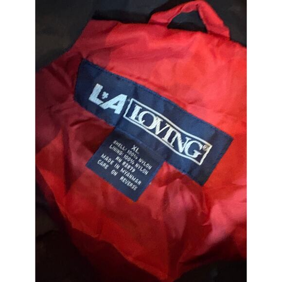 Vintage Doritos Jacket Men’s XL Red Nylon Windbreaker LA Loving Embroidered Logo - Picture 7 of 10